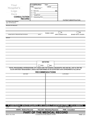 Consultation Request Form