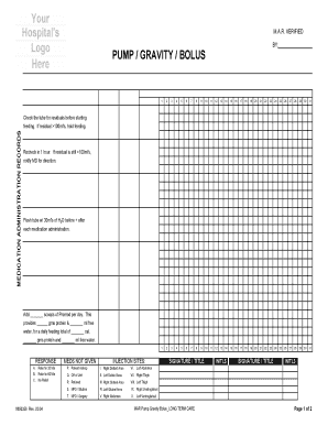 Long Term Care Medication Administration Record