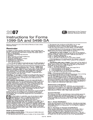 Instructions for Forms 1099-SA and 5498-SA