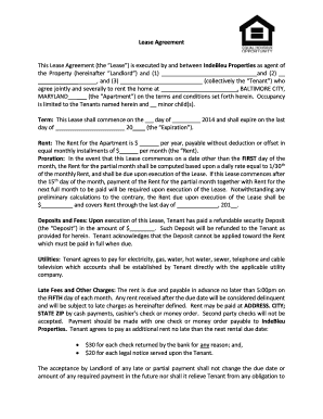 Residential Lease Agreement
