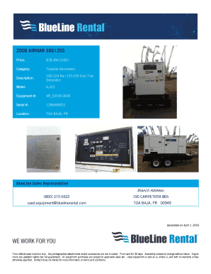 Equipment Financing Application