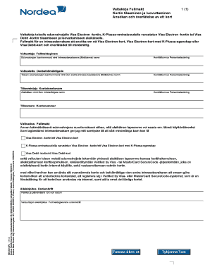 Power of Attorney for Minor's Card Application