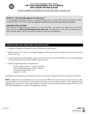 New York TVB Ticket Management Application