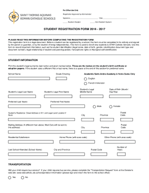 Student Registration Form