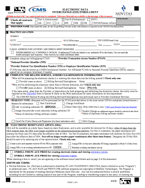Electronic Data Interchange Enrollment Form