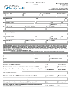 Daliresp Prior Authorization Form