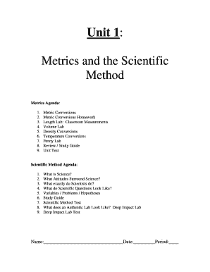 Metric Conversions Worksheet