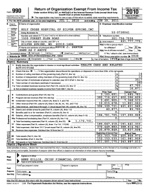 Form 990 Return of Organization Exempt From Income Tax