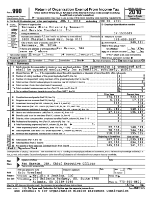 Form 990 Return of Organization Exempt From Income Tax