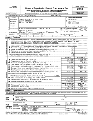 Form 990 2010