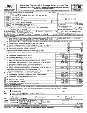 Form 990 Return of Organization Exempt From Income Tax