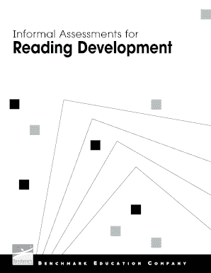 Fillable Online Informal Assessments for Reading Development Fax Email ...