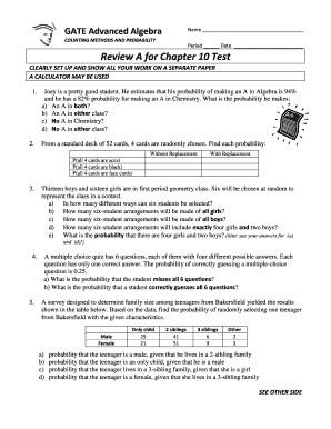 GATE Advanced Algebra Review
