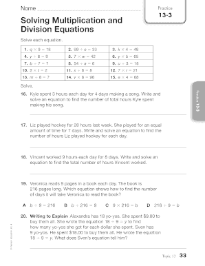 Math Practice Worksheets