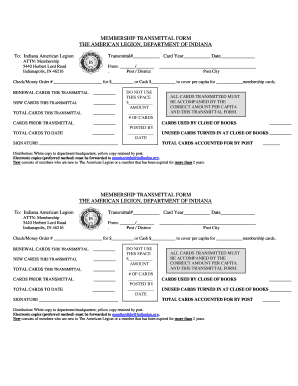 Membership Transmittal Form