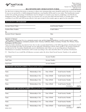 IRA Beneficiary Designation Form