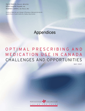 Fillable Online healthcouncilcanada OPTIMAL PRESCRIBING AND MEDICATION ...