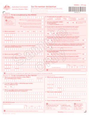 Tax File Number Declaration