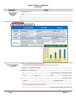 Big Business Study Guide
