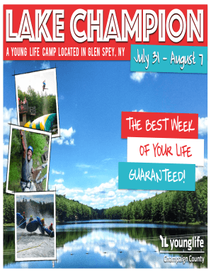 Lake Champion 2015 Camp bFormb Front - Champaign County bYoungb bb - il19 younglife