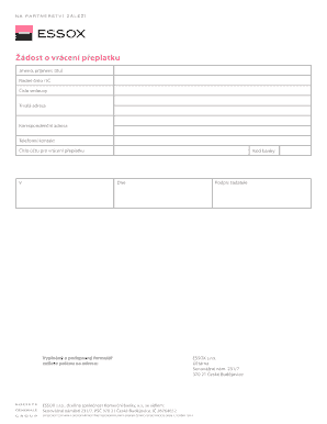 Refund Request Form