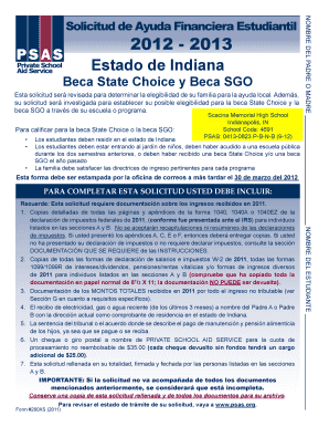 Solicitud de Ayuda Financiera Estudiantil