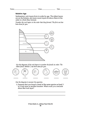 Geology and Biology Worksheet