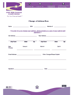 Change of Address Form