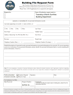 Freedom of Information Request Form