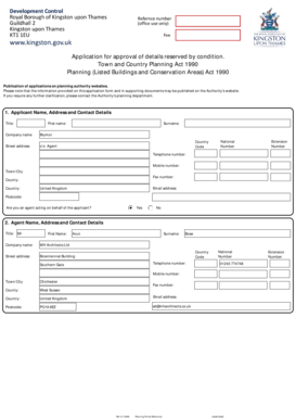 UK Planning Permission Application Form