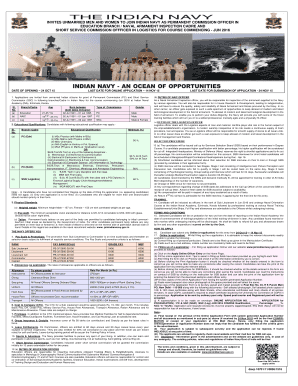 Indian Navy Officer Application Form