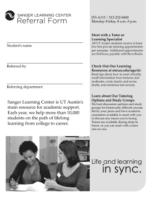 UT Austin Referral Form