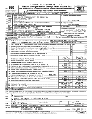 IRS Form 990 2014