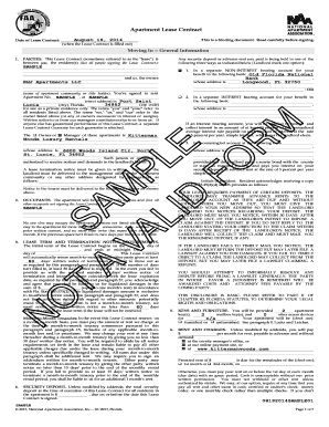 Florida Apartment Lease Contract