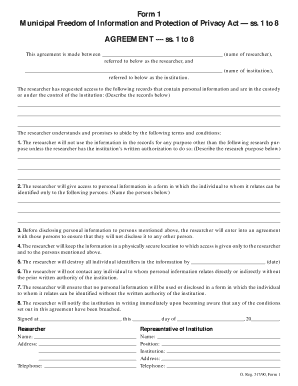 Researcher Access Agreement Form