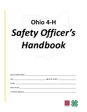 Ohio 4-H Safety Officer Handbook