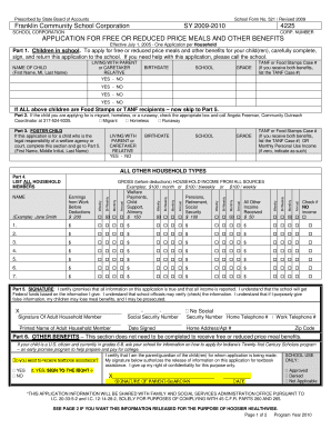 Indiana School Form 521