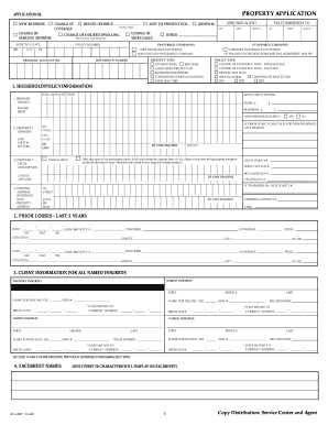 Farmers Insurance Property Application