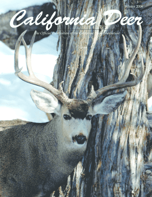 California Deer Association Membership Drive