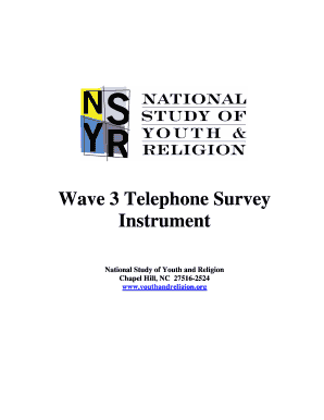 National Study of Youth and Religion Education Survey