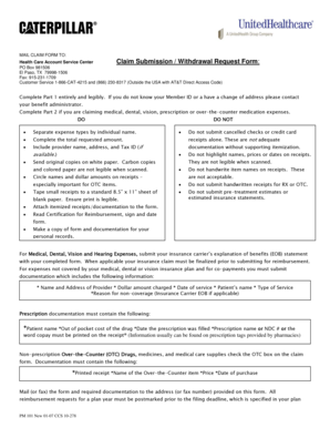 Health Care Claim Submission Form