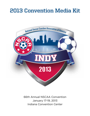 2013 NSCAA Convention Media Kit