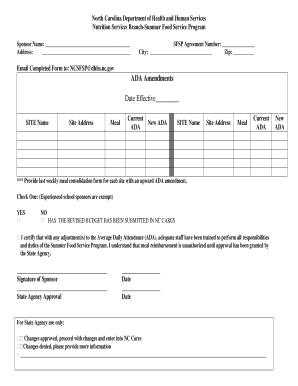 Printable attendance sheet - Change Transmittal Form: Average Daily Attendance (ADA)