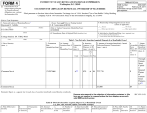 FORM 4 - Cabillot - OI Corporation