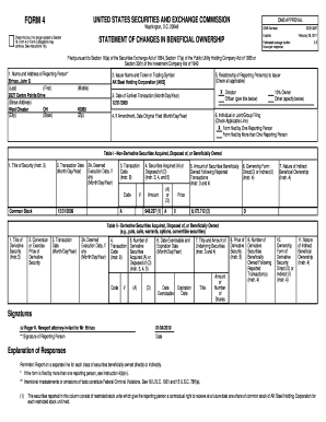 SEC Form 4 Statement of Changes in Beneficial Ownership