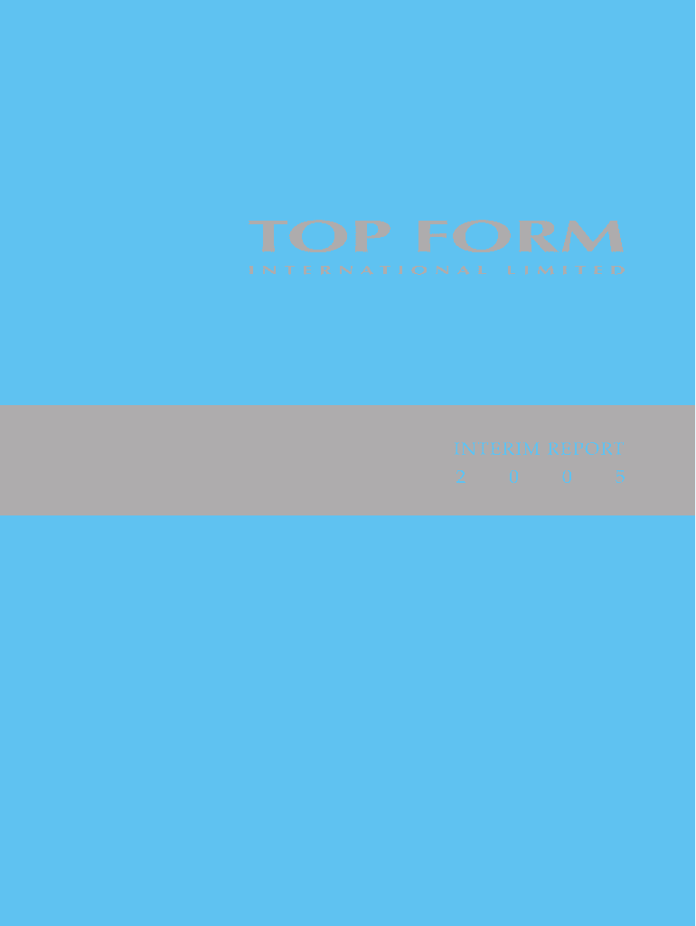 Interim Report 2005 Preview on Page 1