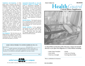 HealthGuard Critical Illness Supplement Policy