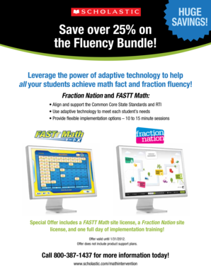 Fluency Bundle Order Form