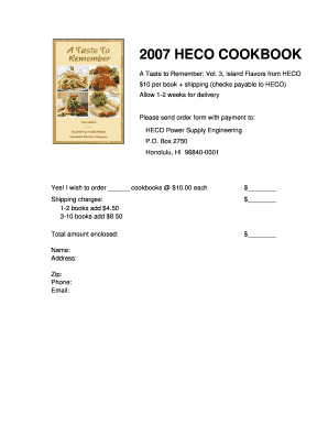 heco cookbook 2016 form