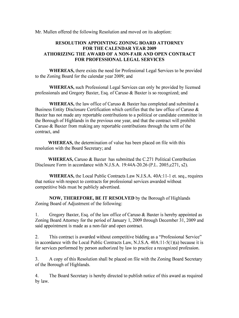 ZBR-b2009b-01 Appt Board Attorneypdf - Highlands NJ Preview on Page 1